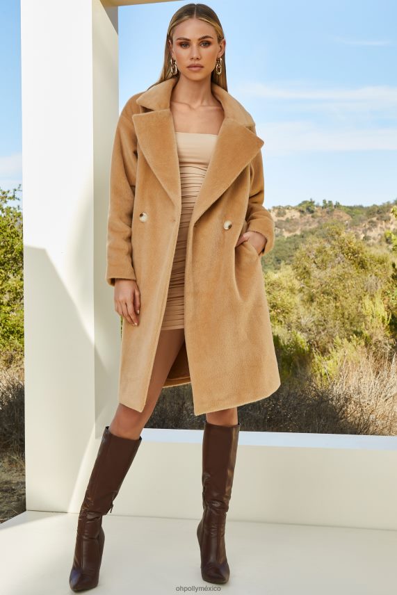 broncearse mantenme cerca abrigo cruzado hasta la rodilla Oh Polly mujer recopilación 6N8XHD868