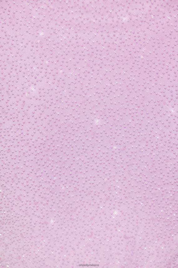 lila parma top corto con aros y adornos Oh Polly mujer recopilación 6N8XHD567