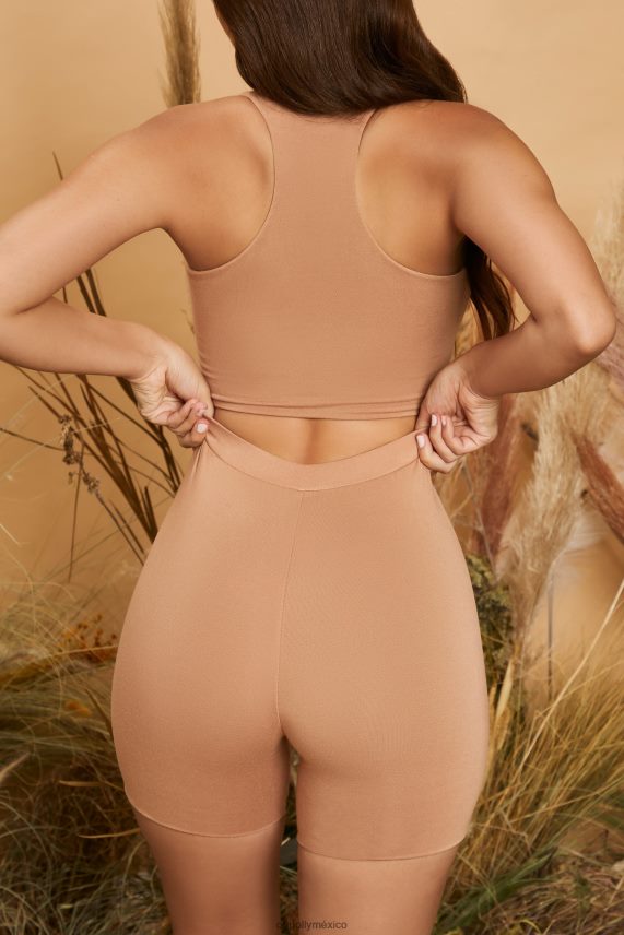 moca top corto con cuello cuadrado de fair and square Oh Polly mujer recopilación 6N8XHD695