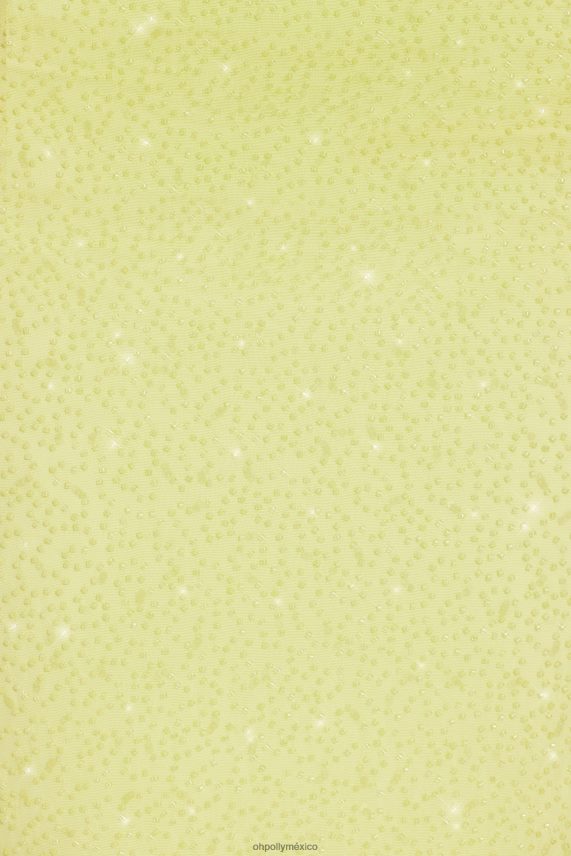 verde lima Top corto con detalle de nudo en un hombro y adornos Turin Oh Polly mujer recopilación 6N8XHD568