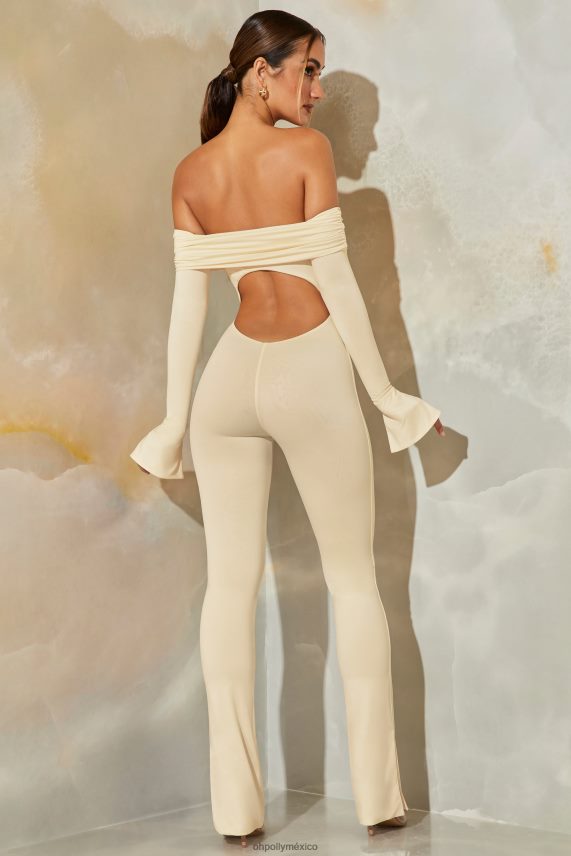 piedra mono reeva de manga larga con espalda abierta Oh Polly mujer recopilación 6N8XHD855