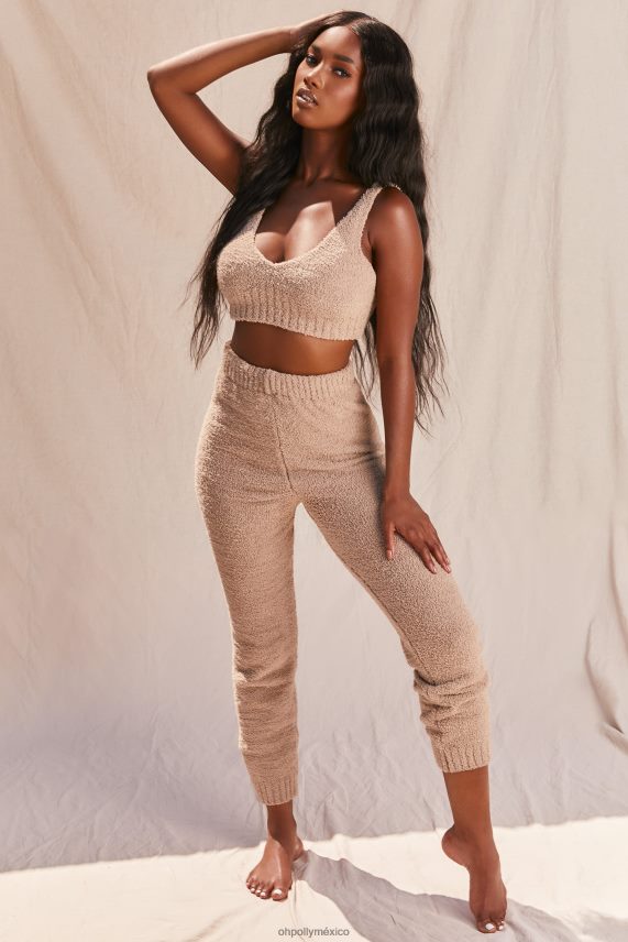 arena Time to Chill acogedora camiseta sin mangas con cuello en V bajo Oh Polly mujer recopilación 6N8XHD684