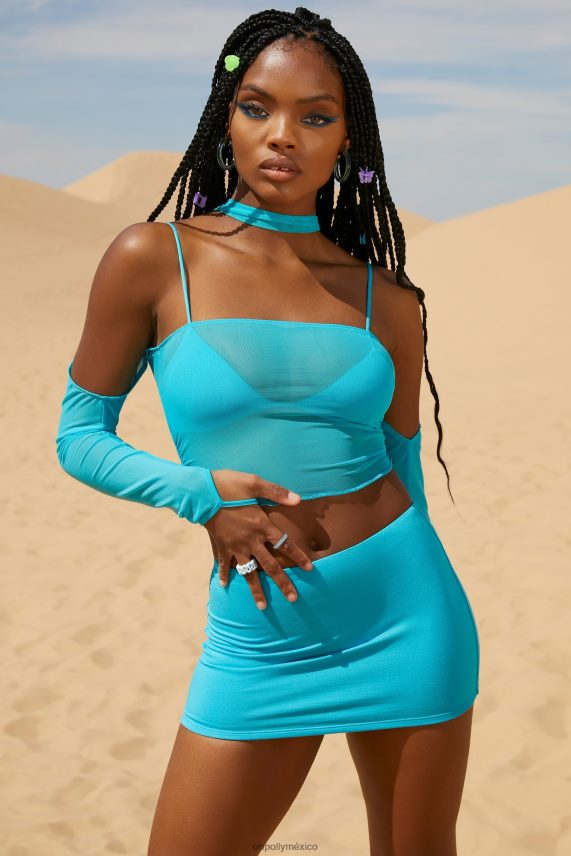 agua el paseo minifalda micro de talle bajo Oh Polly mujer Faldas 6N8XHD863