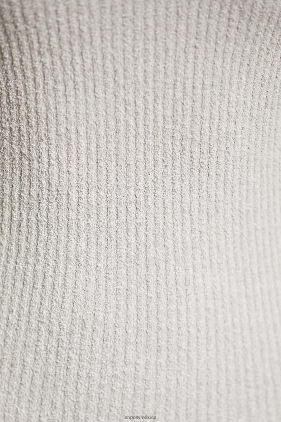 gris minivestido midori de manga larga y cuello cuadrado Oh Polly mujer vestidos 6N8XHD99