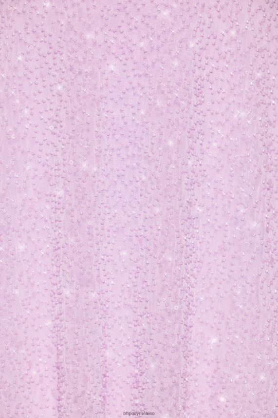 lila Salerno minivestido evasé multiuso con adornos Oh Polly mujer vestidos 6N8XHD9