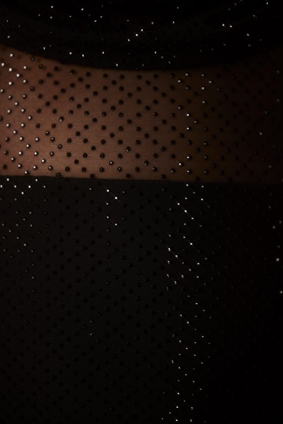 negro Rancho Mirage minivestido con capucha y adornos Oh Polly mujer vestidos 6N8XHD70